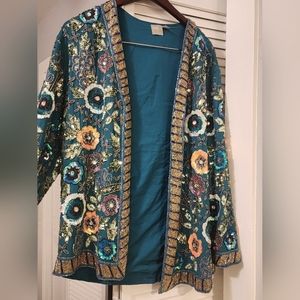 ASOS EDITION floral embellished oversized jacket